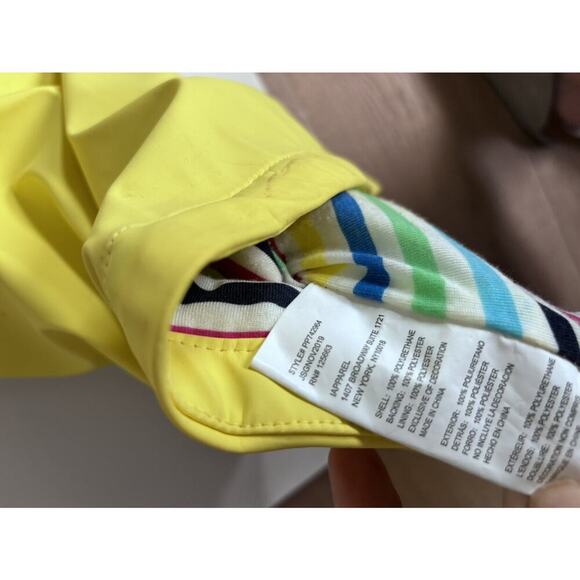 Pink Platinum Yellow Rain Jacket - Picture 11 of 11